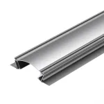 Arlight Профиль с экраном ALM-ARC-DOUBLE-2000 ANOD+FROST Алюминий 029852