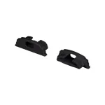 Arlight Заглушка ARH-BENT-W18 BLACK с отверстием 039589