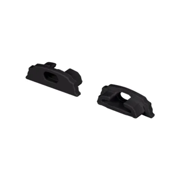 Arlight Заглушка ARH-BENT-W18 BLACK с отверстием 039589