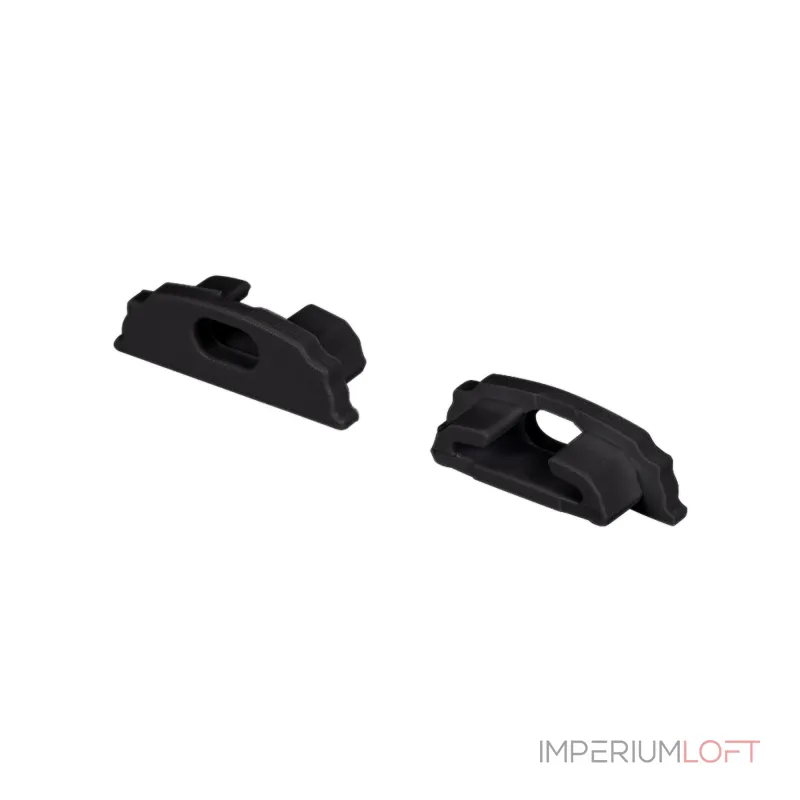 Arlight Заглушка ARH-BENT-W18 BLACK с отверстием 039589