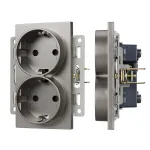 Arlight Механизм электрической розетки SCT-MEUD-PL-GR 250В 16A 043766
