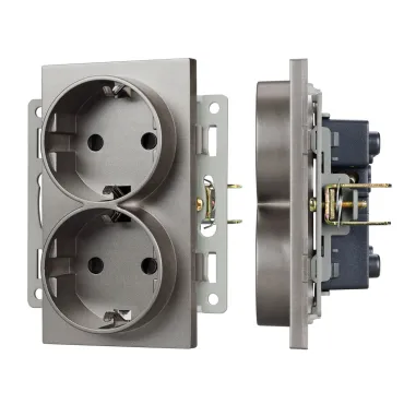 Arlight Механизм электрической розетки SCT-MEUD-PL-GR 250В 16A 043766 Arlight Механизм электрической розетки SCT-MEUD-PL-GR 250В 16A 043766