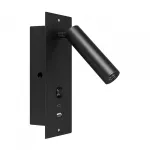 Светильник SP-BED-CHARGE-BUILT-S80x230-3Вт Warm3000 BK 20 deg 230В USB-A USB-C Arlight IP20 046880