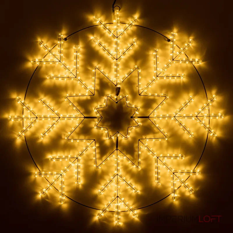 Arlight Фигура ARD-SNOWFLAKE-M8-950x950-540LED Warm 230В 33Вт Ardecoled IP65 034255