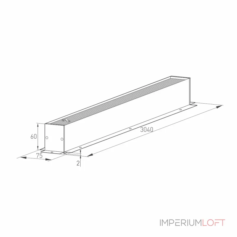 Arlight Трек встраиваемый MAG-TRACK-4560-F-3040 WH IP20 028062