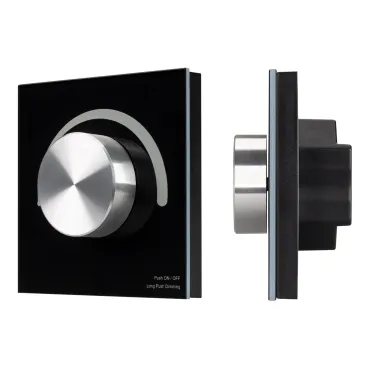 Arlight INTELLIGENT ARLIGHT Роторная панель SMART-1-10В-301-31-DIM-IN Black 24-48В 2.4G IARL IP20 036243 Arlight INTELLIGENT ARLIGHT Роторная панель SMART-1-10В-301-31-DIM-IN Black 24-48В 2.4G IARL IP20 036243