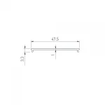 Arlight Экран STRETCH-S-50-CEIL-CENTER-10м OPAL GAMMA50 046943
