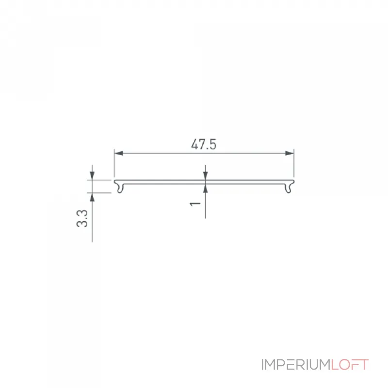 Arlight Экран STRETCH-S-50-CEIL-CENTER-10м OPAL GAMMA50 046943