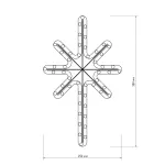 Arlight Фигура ARD-STAR-M2-380x250-36LED Warm 230В 2.5Вт Ardecoled IP65 025313