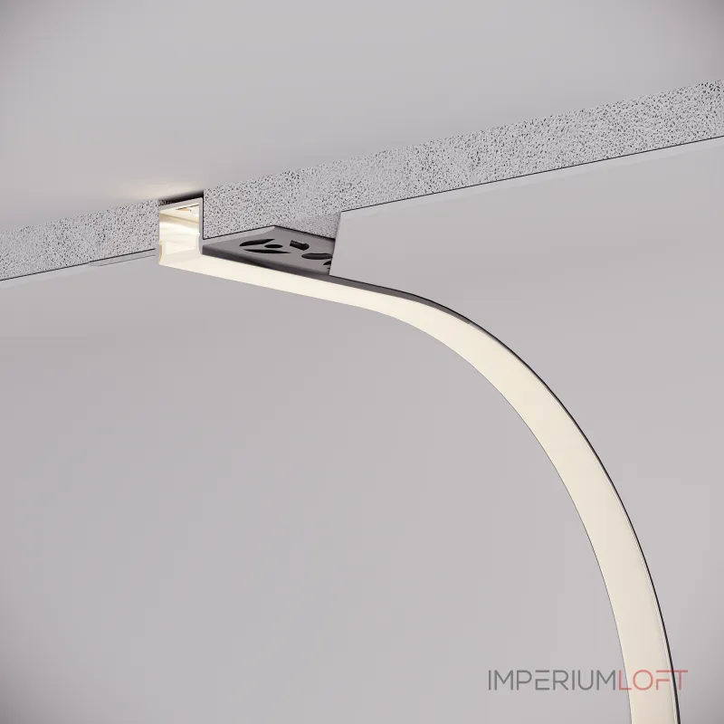 Arlight Профиль FANTOM-BENT-W12-TOP-2000 ANOD Алюминий 040327