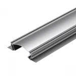 Arlight Профиль с экраном ALM-ARC-DOUBLE-2000 ANOD+FROST Алюминий 029852