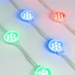 Модуль управляемый SPI-F7-D50 24В RGB-RAM-Auto 1.25Вт IP68 120 deg Arlight 036826
