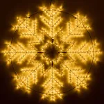 Arlight Фигура ARD-SNOWFLAKE-M8-950x950-540LED Warm 230В 33Вт Ardecoled IP65 034255