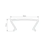 Arlight Экран FOLED-2000 BLACK-PM чёрный 026633