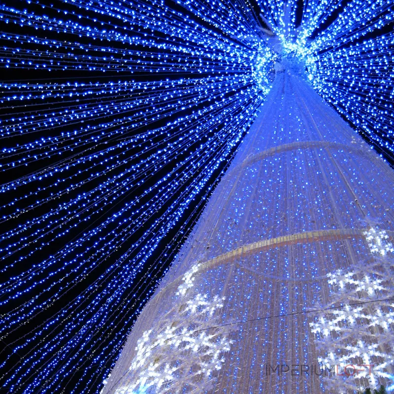 Arlight Светодиодная гирлянда ARD-STRING-CLASSIC-10000-WHITE-100LED-STD BLUE 230В 7Вт Ardecoled IP65 025817