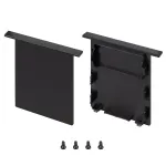 Заглушка SL-LINIA52-3L-F-MIDDLE BLACK глухая Arlight 044708