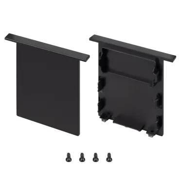 Заглушка SL-LINIA52-3L-F-MIDDLE BLACK глухая Arlight 044708