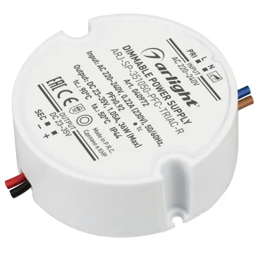 Arlight Блок питания ARJ-SP-351050-PFC-TRIAC-R 36Вт 23-35В 1050mA IP44 040972