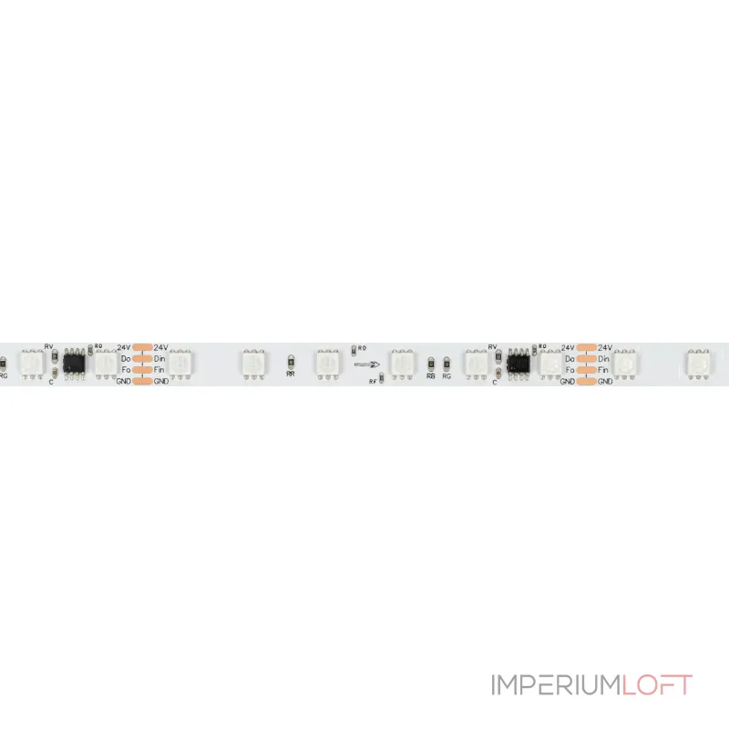Arlight Лента SPI-B60-10mm 24В RGB-PX6-BPT 12 В/м IP20 5060 5м 039180