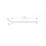 Arlight Экран STRETCH-S-50-CEIL-CENTER-10м OPAL GAMMA50 046943