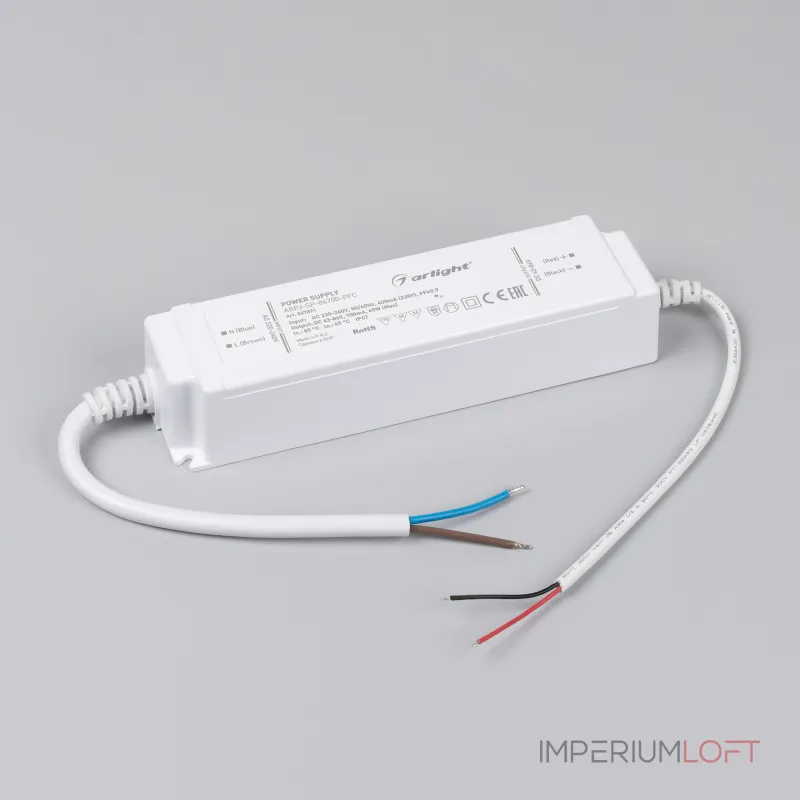 Arlight Блок питания ARPJ-SP-86700-PFC 60Вт 43-86В 0.7A IP67 037891 Arlight Блок питания ARPJ-SP-86700-PFC 60Вт 43-86В 0.7A IP67 037891
