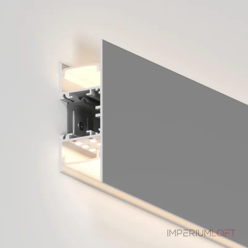 Arlight Профиль WALL-2575-DUAL-2000 ANOD Алюминий 052513