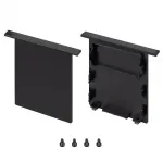 Заглушка SL-LINIA52-3L-F-MIDDLE BLACK глухая Arlight 044708