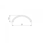 Arlight Экран ROUND-D36-360-2500 OPAL 050532