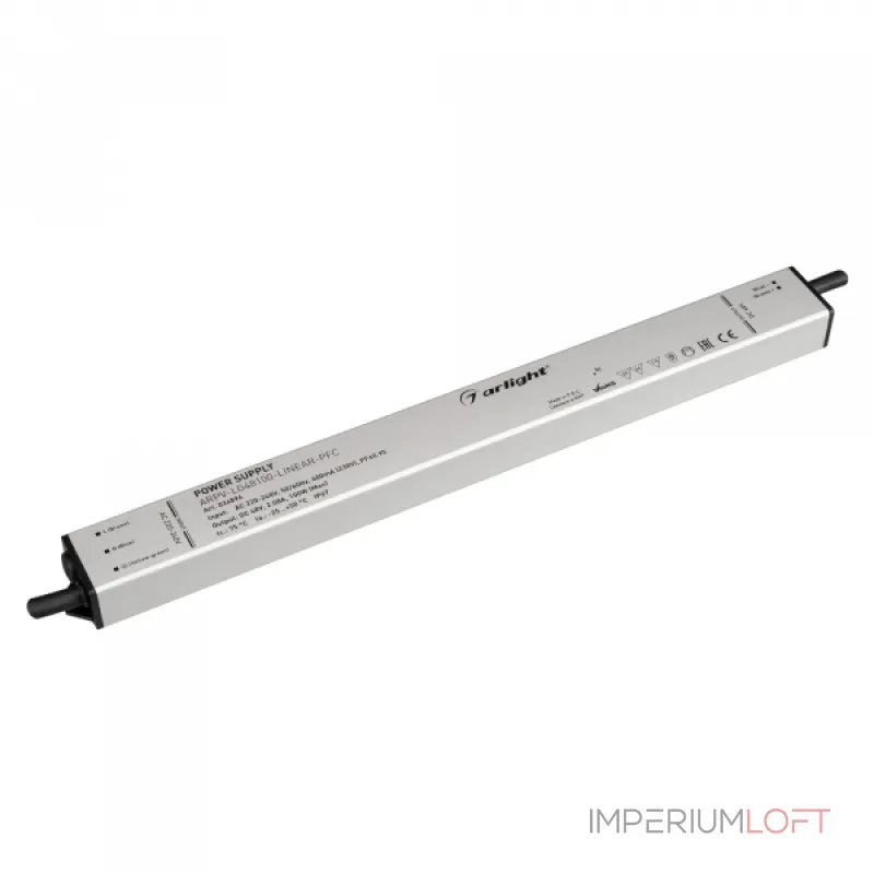 Arlight Блок питания ARPV-LG48100-LINEAR-PFC 48В 2.08A 100Вт IP67 034894 Arlight Блок питания ARPV-LG48100-LINEAR-PFC 48В 2.08A 100Вт IP67 034894