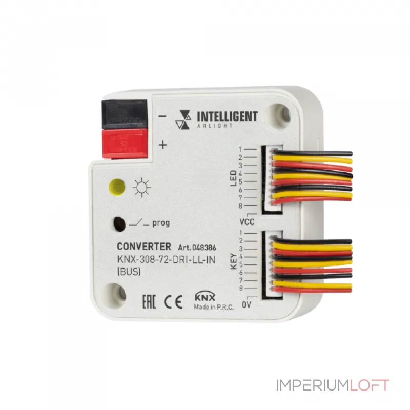 Arlight INTELLIGENT Конвертер KNX-308-72-DRI-LL-IN BUS IARL IP20 048386