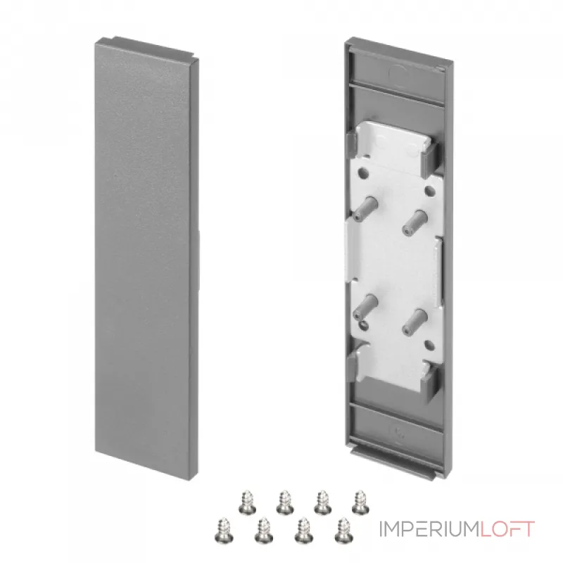 Arlight Заглушка SL-LINE-25100-DUAL SILVER глухая 050522