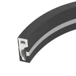 Arlight Силиконовый профиль WPH-FLEX-0616-SIDE-S9-5м FULL BLACK Силикон 045842