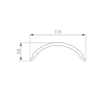 Arlight Экран SL-KANT-H10 ROUND OPAL 049167