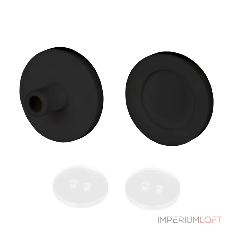Заглушка ARL-MOONLIGHT-ROUND-25-CAP-TOP-SET-BLACK Arlight Силикон 047067