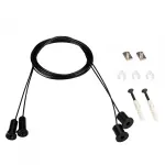 Arlight Подвес ARL-2x2м Set BLACK Pad 9x2mm Металл 039187(1)