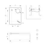 Arlight Светильник LGD-MARK-BOLL-H250-7Вт Warm3000 GR 60 deg 230В IP54 029975