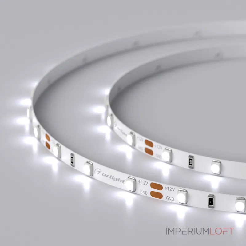 Arlight Лента RT-A60-5mm 12В Cool 8K 4.8 В/м IP20 2835 5м узкая 028610(2) Arlight Лента RT-A60-5mm 12В Cool 8K 4.8 В/м IP20 2835 5м узкая 028610(2)