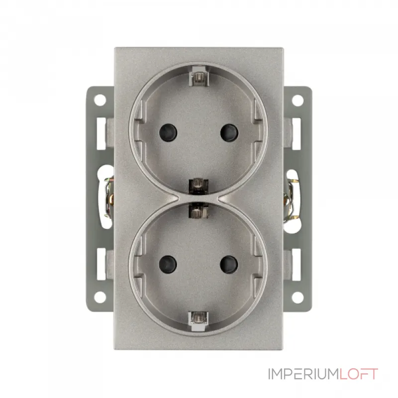 Arlight Механизм электрической розетки SCT-MEUD-PL-GR 250В 16A 043766