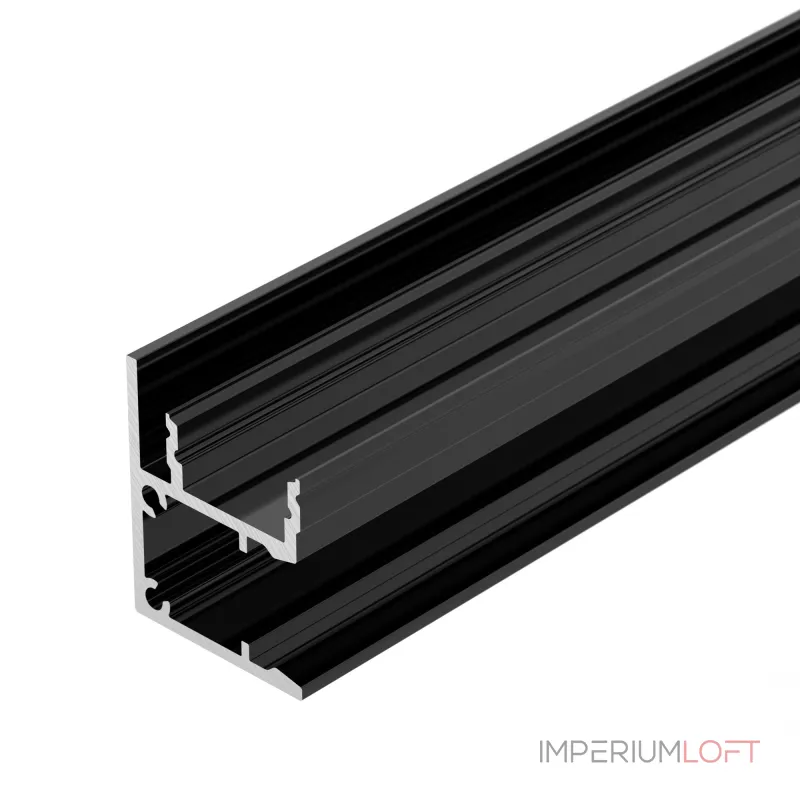 Arlight Профиль WALL-2228-2000 ANOD BLACK Алюминий 050488 Arlight Профиль WALL-2228-2000 ANOD BLACK Алюминий 050488