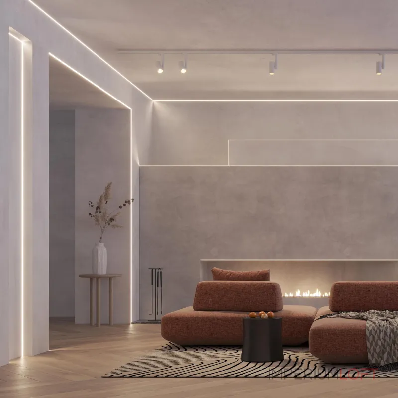Профиль DECORE-S6-EXT-V-COMFORT-2000 ANOD внешний Arlight Алюминий 043163 Профиль DECORE-S6-EXT-V-COMFORT-2000 ANOD внешний Arlight Алюминий 043163