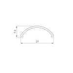 Arlight Экран ROUND-D36-360-2500 OPAL 050532