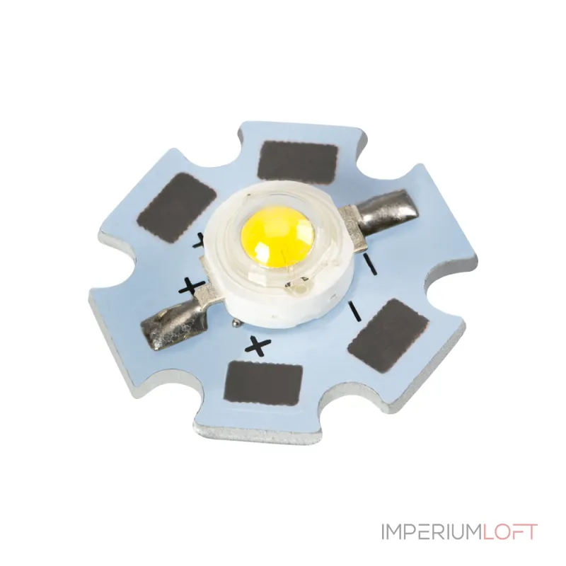 Arlight Мощный светодиод ARPL-Star-1Вт-BCA Warm White STAR type 019585
