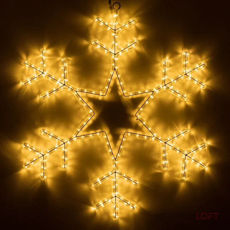 Arlight Фигура ARD-SNOWFLAKE-M4-750x750-324LED Warm 230В 18Вт Ardecoled IP65 034252