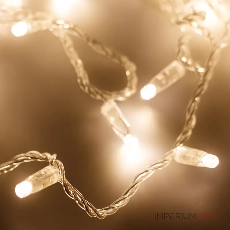 Arlight Светодиодная гирлянда ARD-STRING-CLASSIC-10000-CLEAR-100LED-STD WARM 230В 7Вт Ardecoled IP65 025779