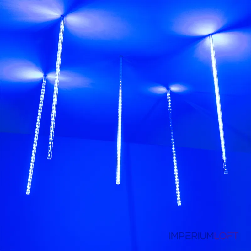 Arlight Светодиодная гирлянда ARD-ICEFALL-CLASSIC-D12-500-5PCS-CLEAR-72LED-LIVE BLUE 230В 6Вт Ardecoled IP65 026047
