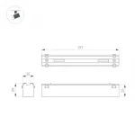 Светильник MAG-VIBE-LASER-L197-12Вт Day4000-MIX BK 24 deg 48В DALI Arlight IP20 044419
