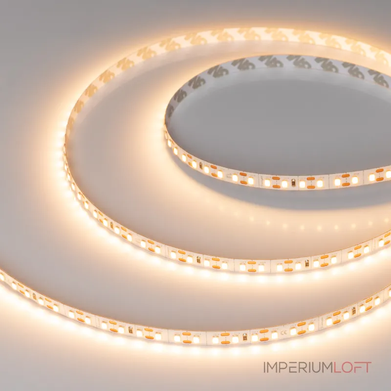 Arlight Лента FC-A120-8mm 24В Warm2700-CX1 5 В/м IP20 5м резка 1 светодиод 052928