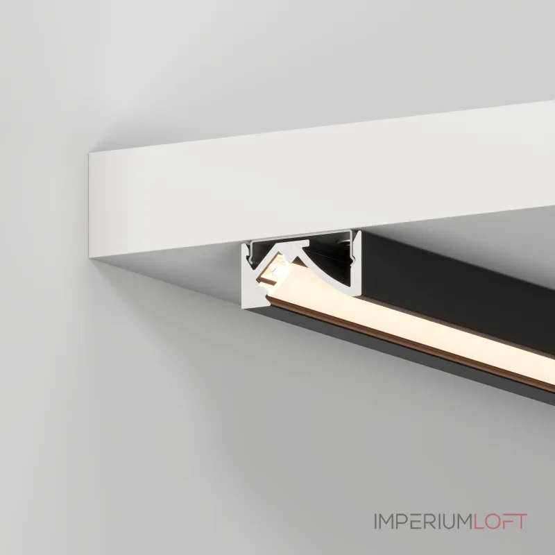 Arlight Профиль SL-BEVEL-W21-2000 ANOD BLACK Алюминий 043688