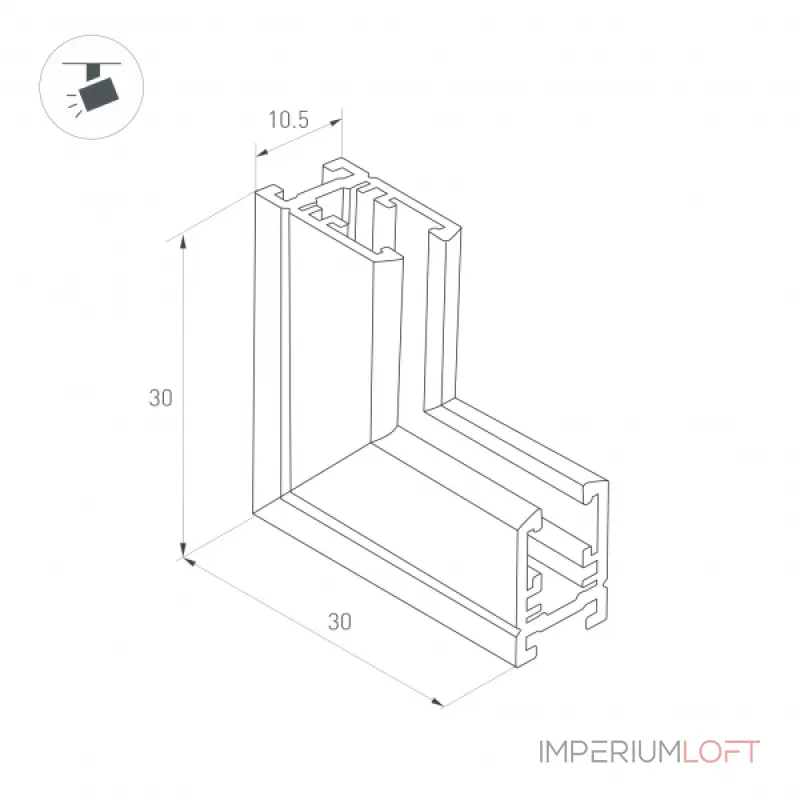Коннектор угловой MAG-MICROCOSM-CON-L90-INT BK внутренний Arlight IP20 044529 Коннектор угловой MAG-MICROCOSM-CON-L90-INT BK внутренний Arlight IP20 044529