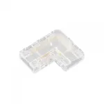 Arlight Коннектор угловой FIX-MONO-8mm-2pin-STS Прозрачный 047195